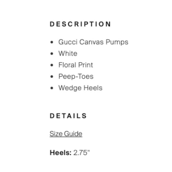 Gucci Flora Wedges 6.5 - Picture 12 of 12